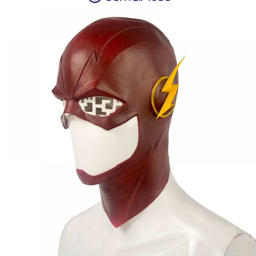 DC The Flash Season 4 Cosplay Barry Allen Costume Unisex Mask Outfit Suit Gifts
