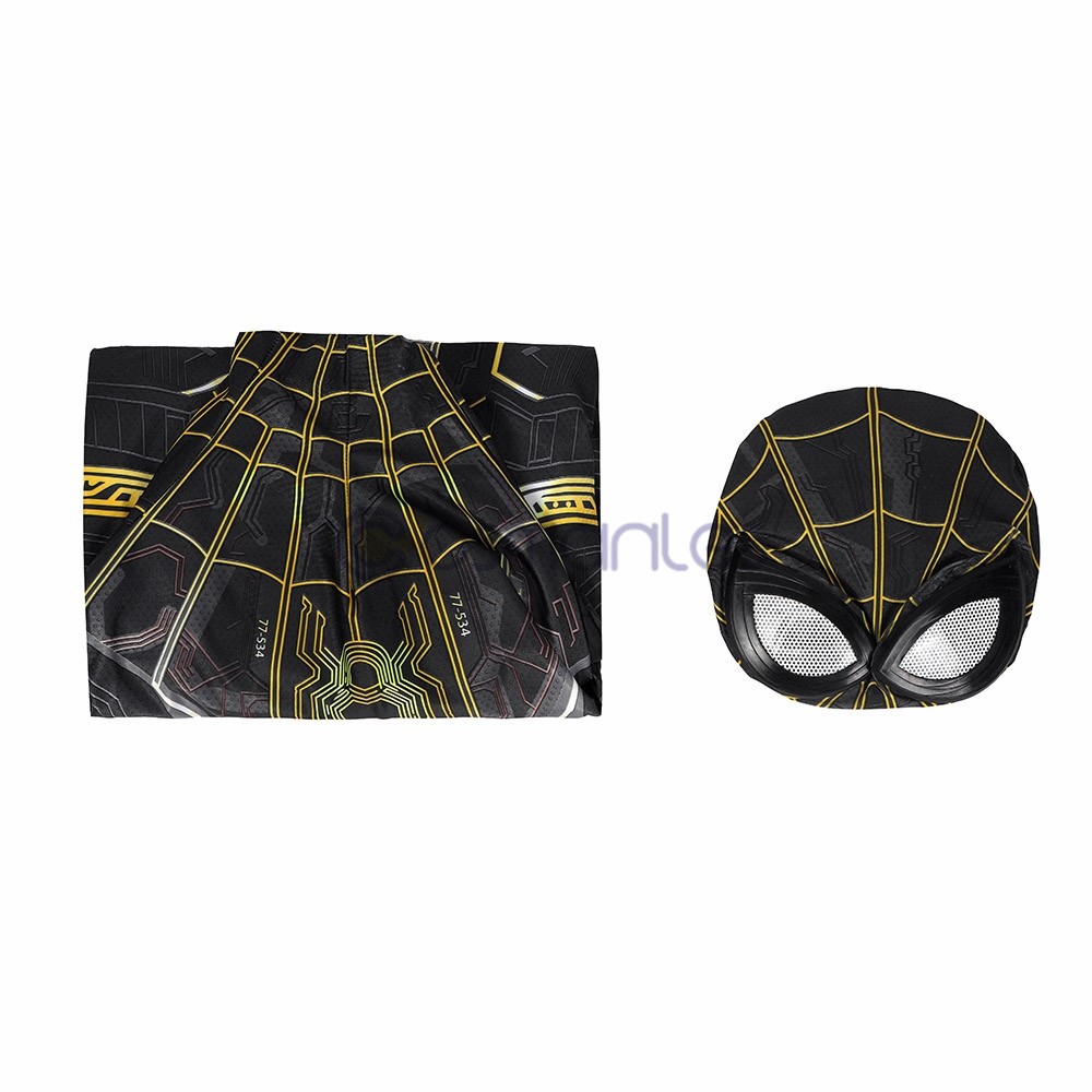 Spiderman black and gold suit