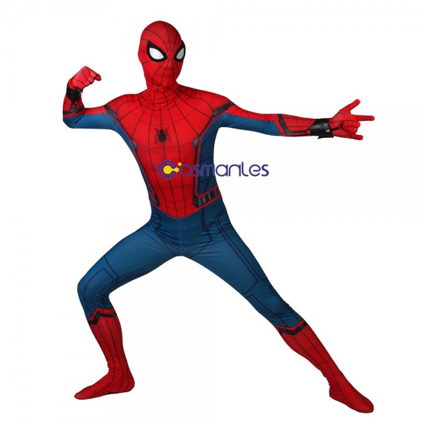 Spider-man Cosplay Suit Spider-man Homecoming Spandex Printed Cosplay Costume