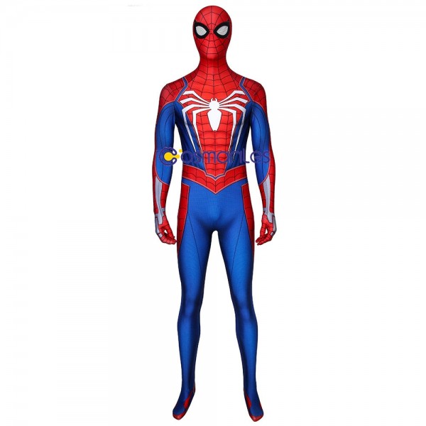 Spider-Man PS4 Advanced Suit Spider Man Spandex Cosplay Costume