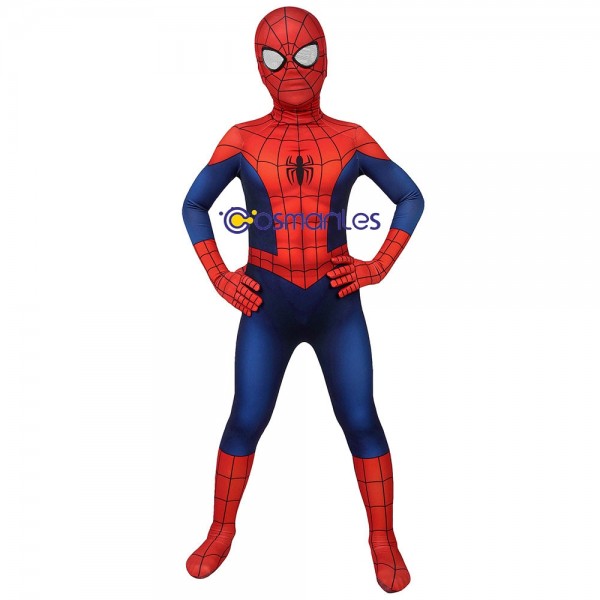 Kids Suit Ultimate Spider-Man Cosplay Costume