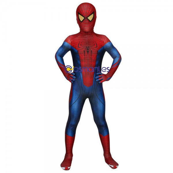 Kids Spider-man Cosplay Suit The Amazing Spider-Man Cosplay Costume