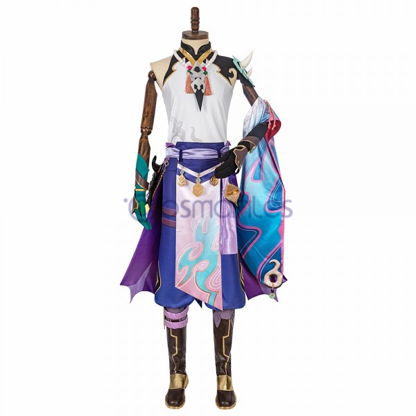 Xiao Cosplay Costumes Genshin Impact Suit