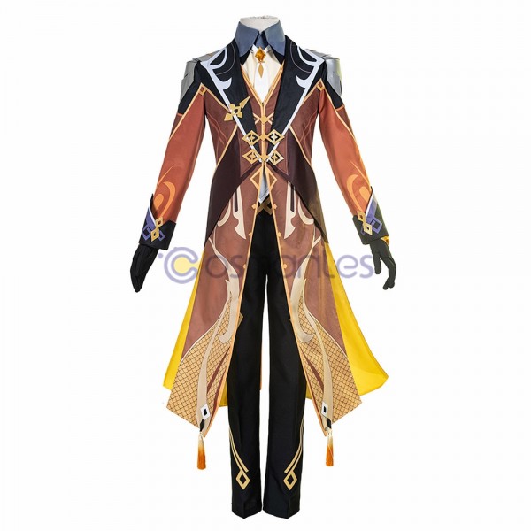 Genshin Impact Cosplay Costumes Zhongli Top Level Cosplay Suit