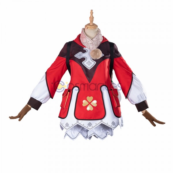 Genshin Impact Cosplay Costumes Klee Top Level Cosplay Suit