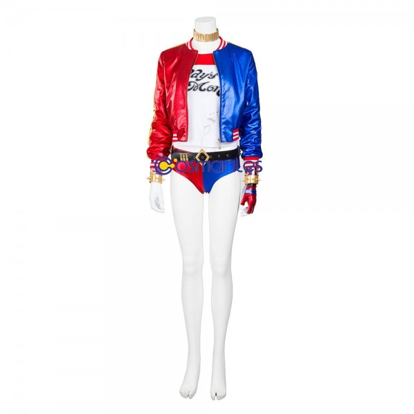 Harley Quinn Cosplay Costume Suicide Squad Deluxe Edition