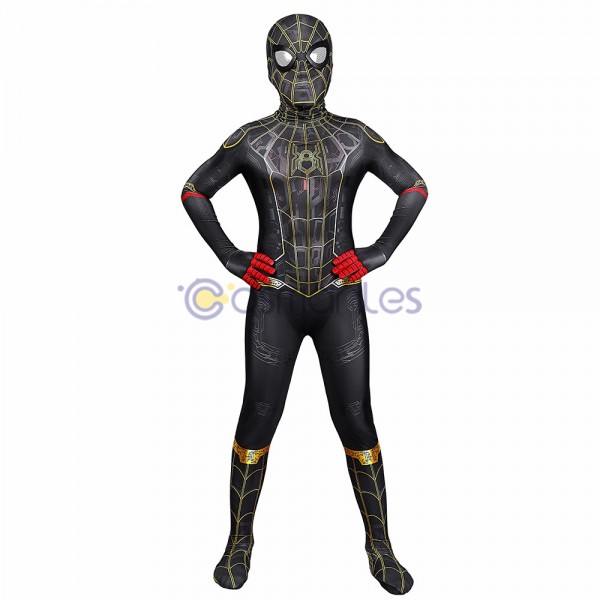 Kids Spider-man Cosplay Suit Spider-Man No Way Home Spandex Printed Cosplay Costume