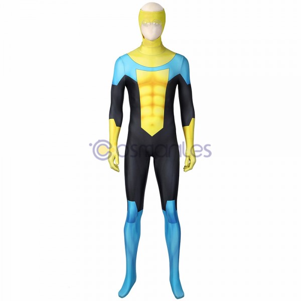 The Invincible Cosplay Costume Mark Grayson Spandex Printed Cosplay Suit
