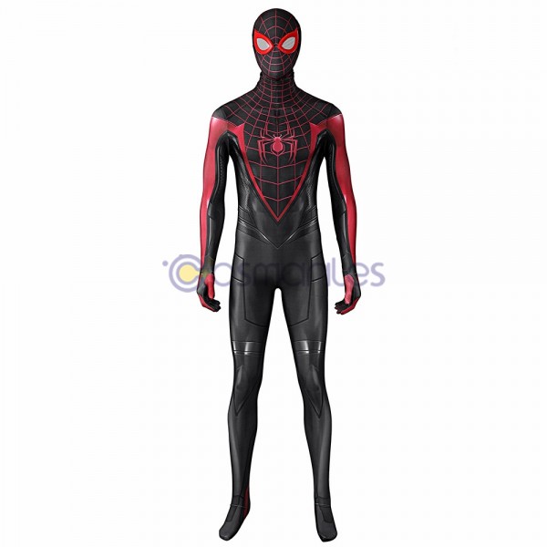 Spider-man 2 Cosplay Suit PS5 Miles Morales Spandex Printed Cosplay Costume
