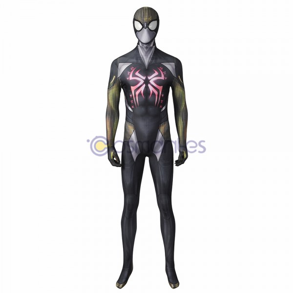 Avenger Spiderman Midnight Suns Spandex Printed Cosplay Costume