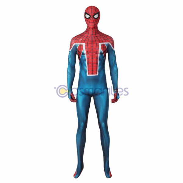 Avenger Spiderman PS5 Bodysuit Spider-UK William Braddock Spandex Printed Cosplay Costume