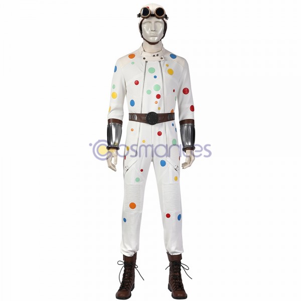 The Sucide Squad 2 Cosplay Costumes Polka-Dot Man Leather Suit