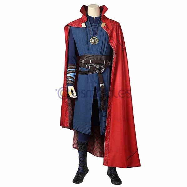 Doctor Strange Cosplay Costumes Stephen Strange Blue Suit