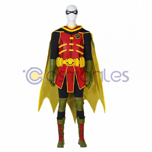 Damian Wayne Cosplay Costumes Super Sons Top Level Cosplay Suits