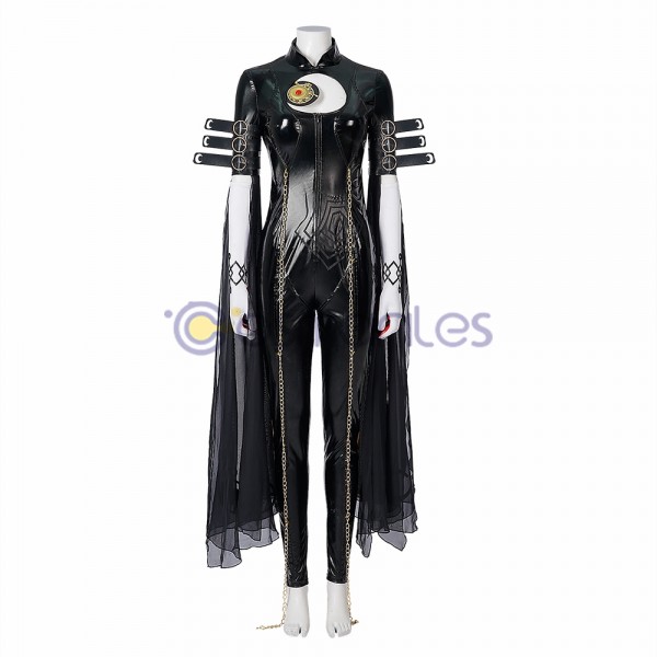 Bayonetta Cosplay Costumes Black Top Level Suits