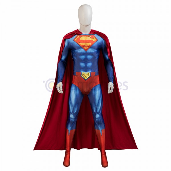 Justice League Warworld Cosplay Costumes Superman Jumpsuits