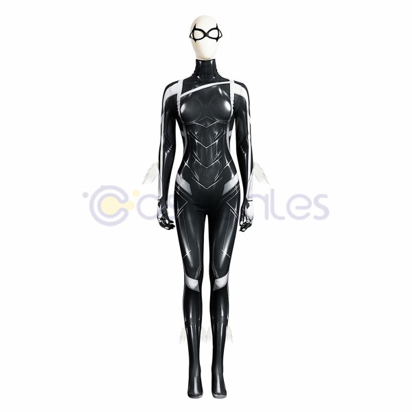 Black Cat Felicia Hardy Cosplay Costumes Cotton Jumpsuits