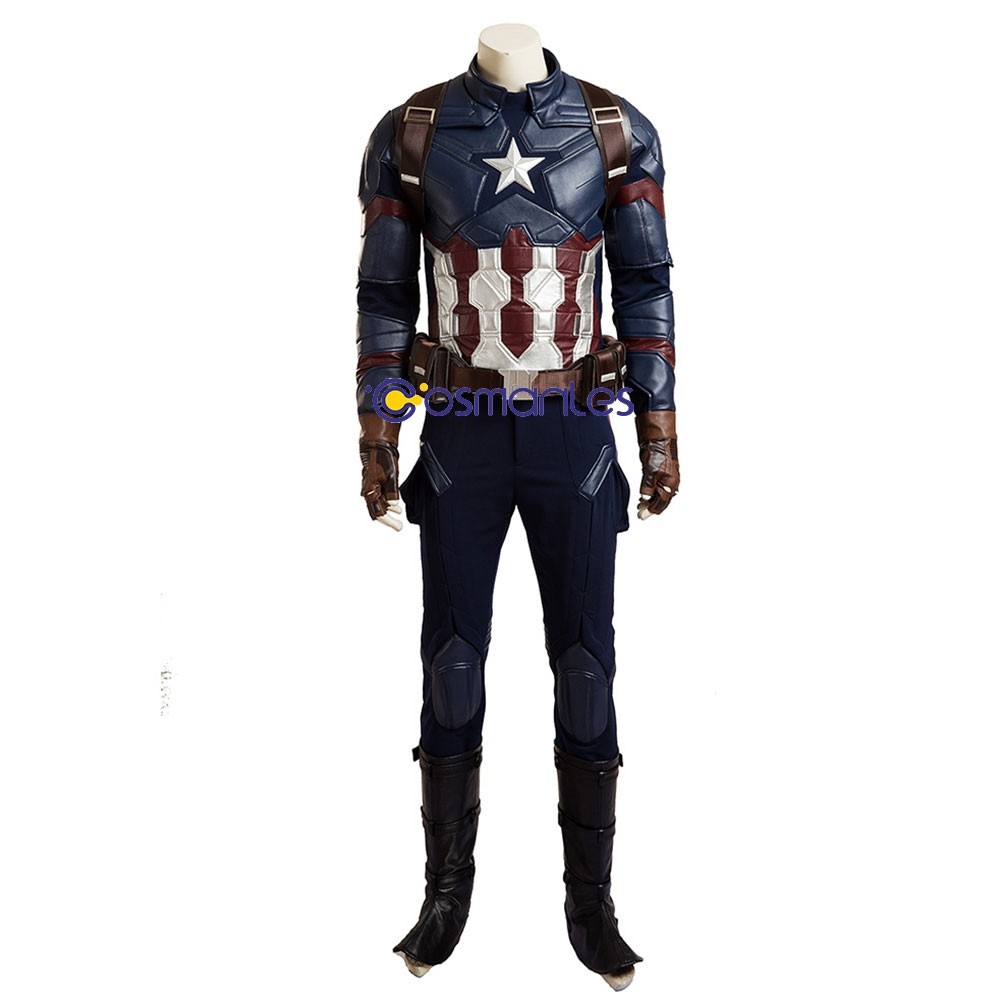 Captain America Cosplay Costume The First Avenger Steven Rogers Men Garment Set 
