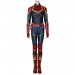 Carol Danvers Cosplay Costume Captain Marvel Artificial Leather Suit