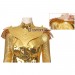 Diana Cosplay Costumes Wonder Woman 1984 Gold Cosplay Suit