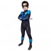 Kids Suit Nightwing Cosplay Suit Son of Batman Spandex Printed Cosplay Costume