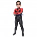 Kids Nightwing Red Cosplay Suit Teen Titans Spandex Printed Cosplay Costume