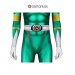Green Ranger Spandex Cosplay Costume Power Rangers Cosplay Suit