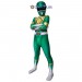 Kids Green Ranger Spandex Printed Cosplay Suit Power Rangers Cosplay Costume