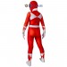 Kids Red Ranger Spandex Printed Cosplay Suit Power Rangers Cosplay Costume