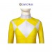 Kids Yellow Ranger Spandex Printed Cosplay Suit Power Rangers Cosplay Costume