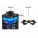 Kids Nightwing Blue Cosplay Suit Titans Nightwing Spandex Printed Cosplay Costume