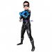 Kids Nightwing Blue Cosplay Suit Titans Nightwing Spandex Printed Cosplay Costume