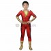 Kids Shazam Cosplay Costumes Fury of the Gods Spandex Printed Suits