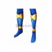 The Power Rangers Cosplay Costume Koh Ryusoul Blue Ranger Spandex Printed Cosplay Suit