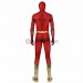 The Flash S8 Barry Allen Spandex Cosplay Suits With Gold Boots