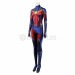 Captain Marvel Carol Danvers Cosplay Costumes Spandex Printed Jumpsuits