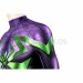 Spider Man Miles Morales Purple Reign Cosplay Costumes Spandex Printed Jumpsuits