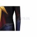 The Marvels Captain Marvel Carol Danvers Cosplay Costumes Spandex Printed Jumpsuits