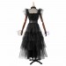 Wednesday Addams Cosplay Costumes The Addams Family Dance Dress