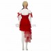 The Suicide Squad Cosplay Costumes Harley Quinn Red Dress Top Level Suit