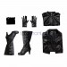 Black Canary Top Level Leather Cosplay Costumes