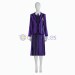 Wednesday The Addams Family Cosplay Costumes Nevermore Academy Uniform Blue/Purple